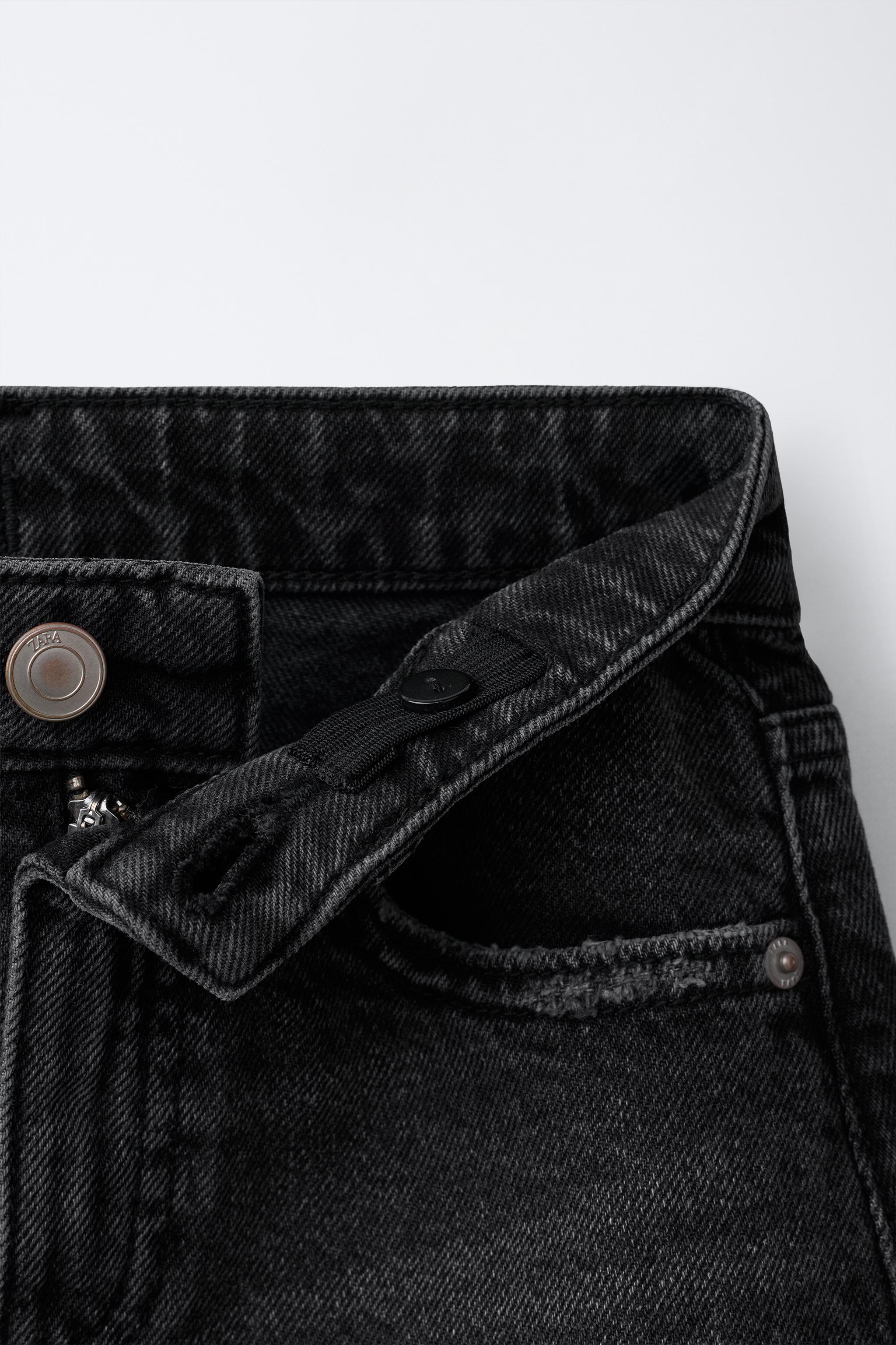 RIPPED DENIM SKIRT